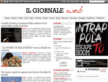 Tablet Screenshot of ilgiornaleweb.it